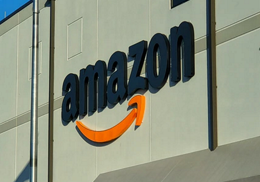 Amazon Logo on building